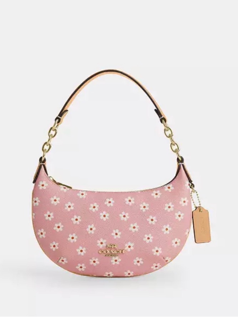 Coach Mini Payton Bag Pink With Floral Print NWT
